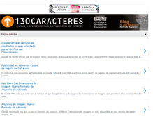 Tablet Screenshot of 130caracteres.blogspot.com