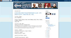 Desktop Screenshot of concordwesttoastmasters.blogspot.com