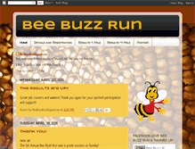 Tablet Screenshot of beebuzzrun.blogspot.com