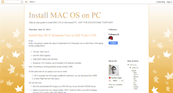 Desktop Screenshot of installmacosonpc.blogspot.com