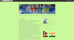 Desktop Screenshot of lunasrejse.blogspot.com