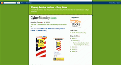 Desktop Screenshot of cheap-booksonline.blogspot.com