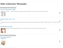 Tablet Screenshot of kekecollection-wonosobo.blogspot.com