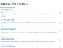 Tablet Screenshot of bestpricesninewestshoes.blogspot.com
