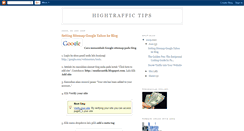 Desktop Screenshot of high-traffic-tips.blogspot.com