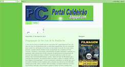 Desktop Screenshot of portalcaldeirao.blogspot.com