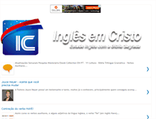 Tablet Screenshot of inglesemcristo.blogspot.com