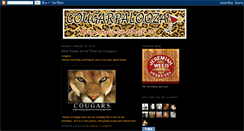 Desktop Screenshot of cougarpalooza.blogspot.com