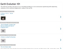 Tablet Screenshot of earthevolution.blogspot.com