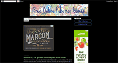 Desktop Screenshot of onlinepokemongames.blogspot.com