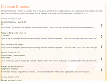 Tablet Screenshot of christiankoinonia.blogspot.com