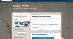 Desktop Screenshot of businessdream.blogspot.com