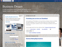 Tablet Screenshot of businessdream.blogspot.com