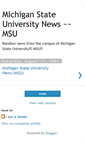 Mobile Screenshot of michiganstatenews.blogspot.com
