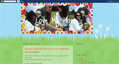 Desktop Screenshot of love--my--home.blogspot.com