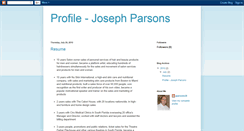 Desktop Screenshot of joseph-parsons.blogspot.com