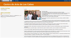 Desktop Screenshot of centrodeartedeloscabos.blogspot.com