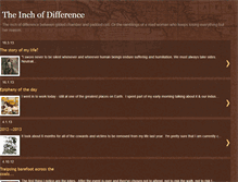 Tablet Screenshot of inchofdifference.blogspot.com