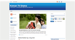 Desktop Screenshot of korean-tv-drama.blogspot.com