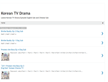 Tablet Screenshot of korean-tv-drama.blogspot.com