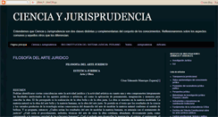 Desktop Screenshot of cienciayjurisprudencia.blogspot.com