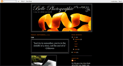 Desktop Screenshot of belle-photographie.blogspot.com