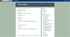 Desktop Screenshot of bash-script.blogspot.com