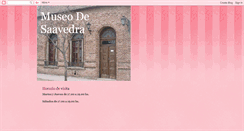 Desktop Screenshot of museodesaavedra.blogspot.com