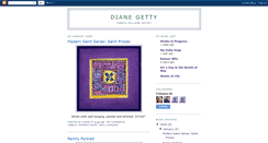 Desktop Screenshot of dianegetty.blogspot.com