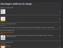 Tablet Screenshot of abordagemsistemicadodesign.blogspot.com