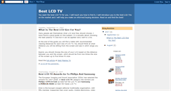 Desktop Screenshot of bestlcdtv.blogspot.com