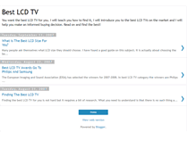 Tablet Screenshot of bestlcdtv.blogspot.com
