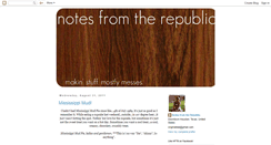 Desktop Screenshot of notesfromtherepublic.blogspot.com