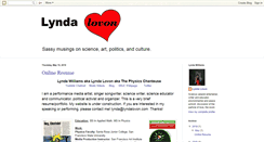 Desktop Screenshot of lyndalovon.blogspot.com