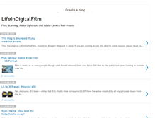 Tablet Screenshot of lifeindigitalfilm.blogspot.com