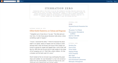Desktop Screenshot of iterrationzero.blogspot.com