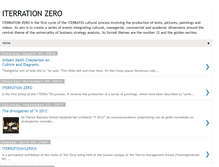 Tablet Screenshot of iterrationzero.blogspot.com