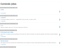 Tablet Screenshot of comiendojobos.blogspot.com