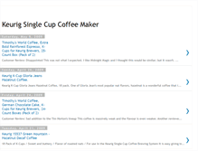 Tablet Screenshot of keurig-single-cup-coffee-maker.blogspot.com