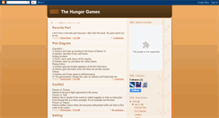 Desktop Screenshot of hunger-games.blogspot.com