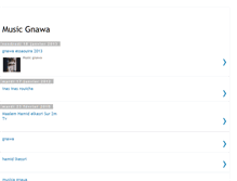 Tablet Screenshot of musicgnawa.blogspot.com