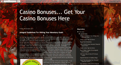 Desktop Screenshot of casinobonusesgetyourcasinobonuseshere.blogspot.com