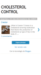Mobile Screenshot of cholesterolcontrolonline.blogspot.com