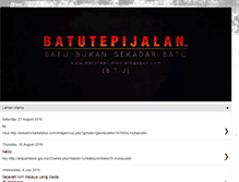 Tablet Screenshot of batutepijalan.blogspot.com