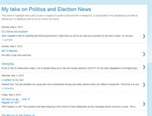 Tablet Screenshot of malaysianpolitico.blogspot.com