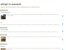 Tablet Screenshot of allergytoawesome.blogspot.com