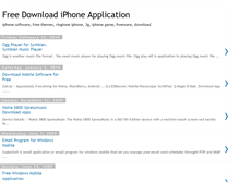 Tablet Screenshot of free-iphone-application.blogspot.com