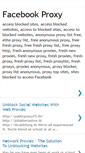 Mobile Screenshot of facebook-fresh-proxy.blogspot.com