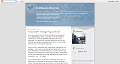 Desktop Screenshot of explorandomontreal.blogspot.com