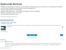 Tablet Screenshot of explorandomontreal.blogspot.com